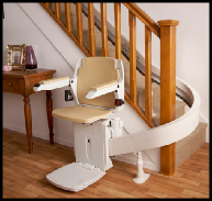 Curved Brooks 80 Stair Lift Swansea